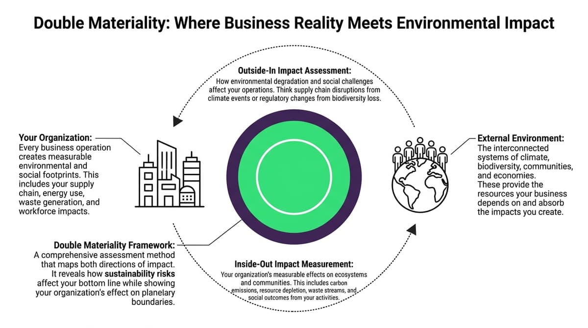Double materiality illustration